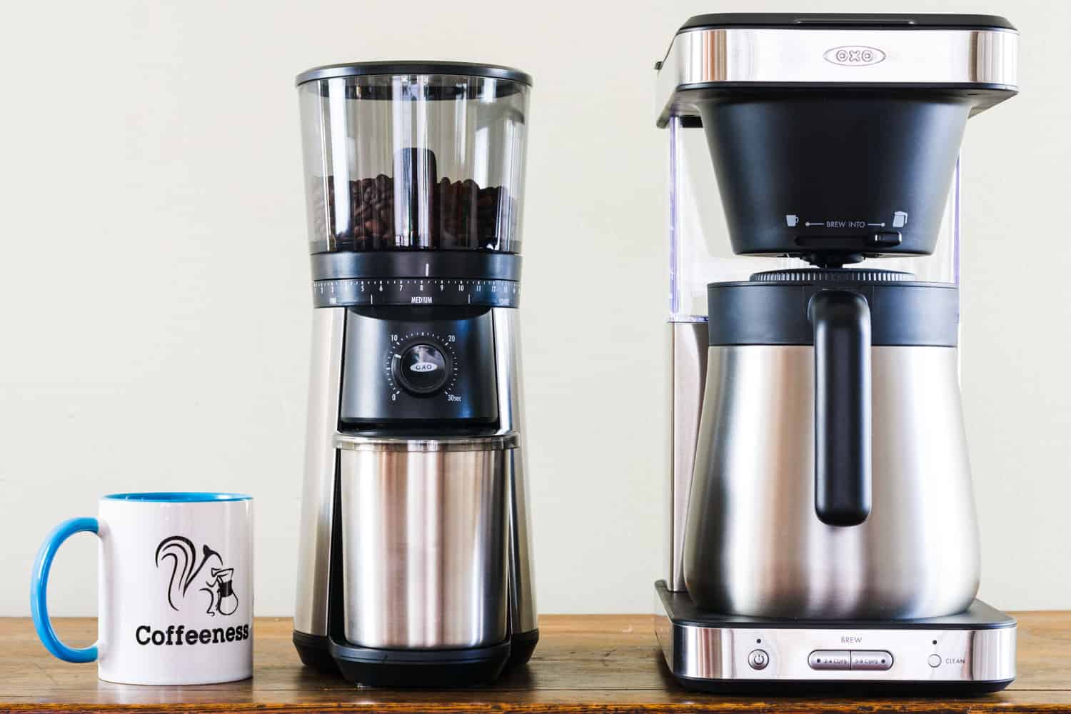 OXO BREW Conical Burr Coffee Grinder Review: Grinder Plus Scale