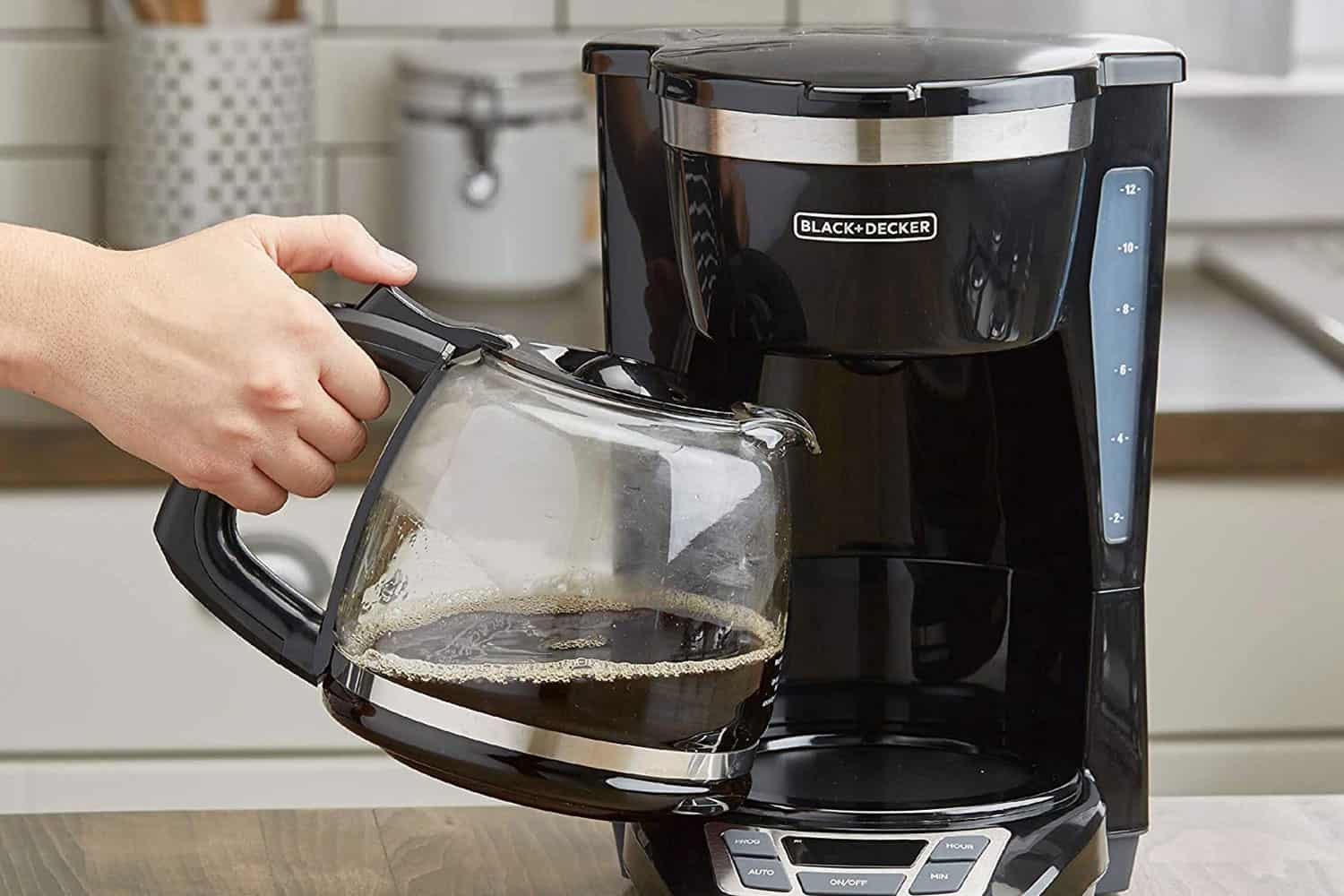 Black + Decker 12 Cup Stainless Coffee Maker with Vortex Technology