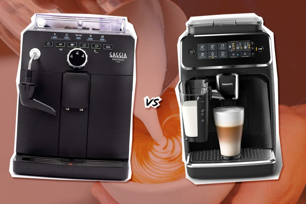 Philips LatteGo 3200 vs Gaggia Naviglio Milk.
