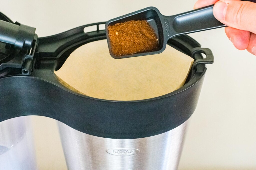 Testing During the OXO 9 Cup Coffee Maker Review.