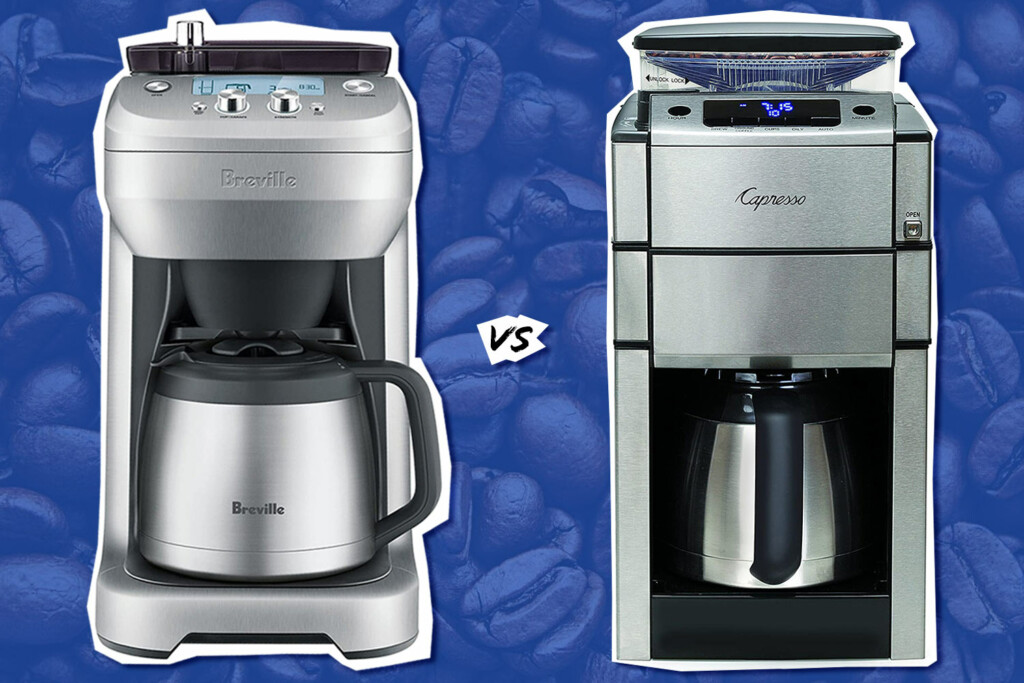 Capresso Team Pro Plus vs Breville Grind Control Coffee Maker.