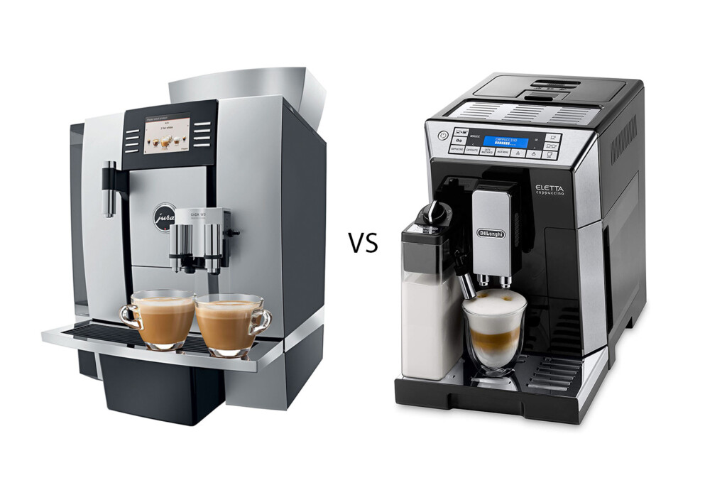 DeLonghi Eletta vs Jura GIGA W3.
