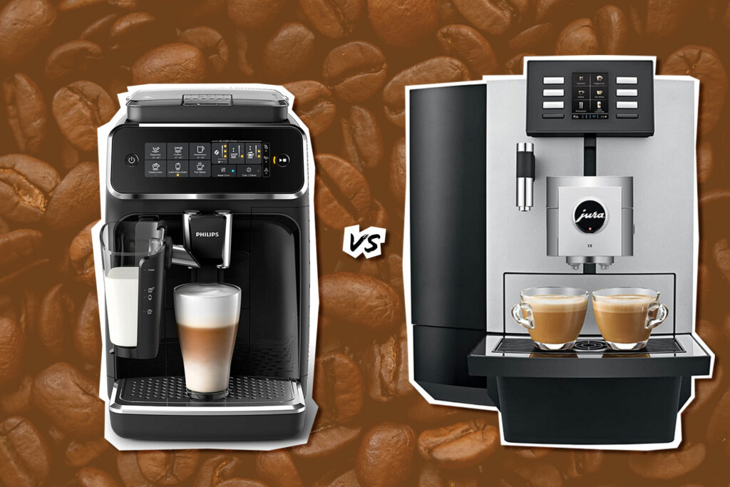 Philips LatteGo 3200 vs Jura X8.