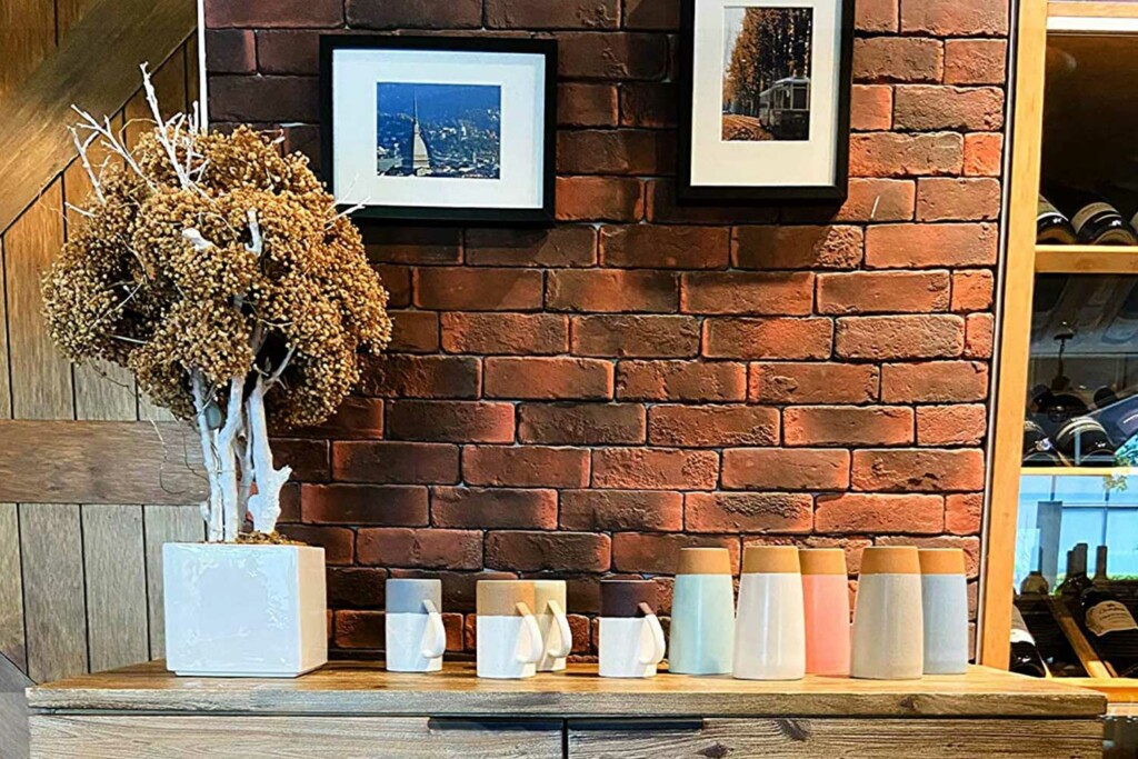 Mora Double Wall Ceramic Coffee Travel Mug Colors.