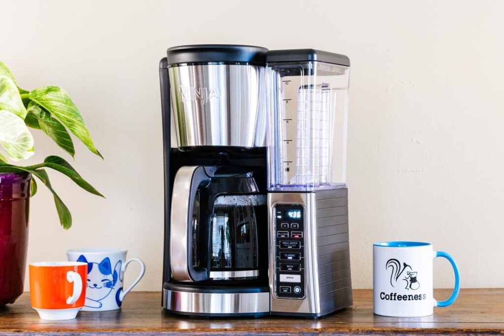 Using the Coffee Maker during the Ninja CE251 Review.