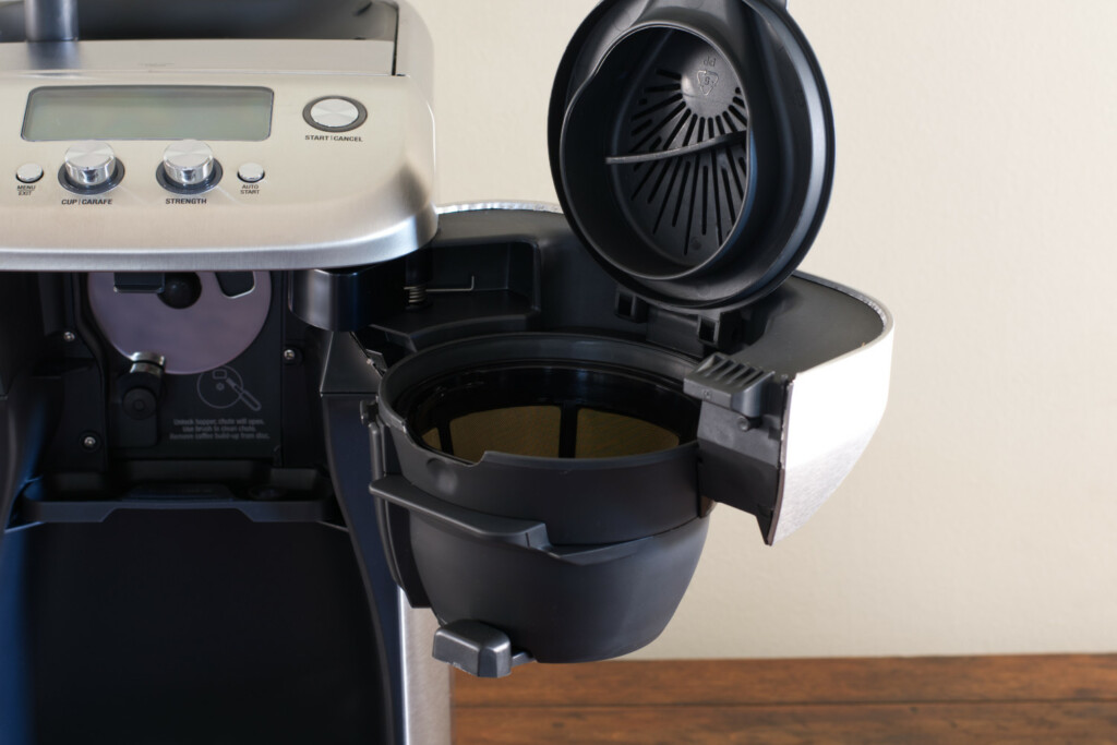 The Filter and Filterholder of the Breville Grind Control.