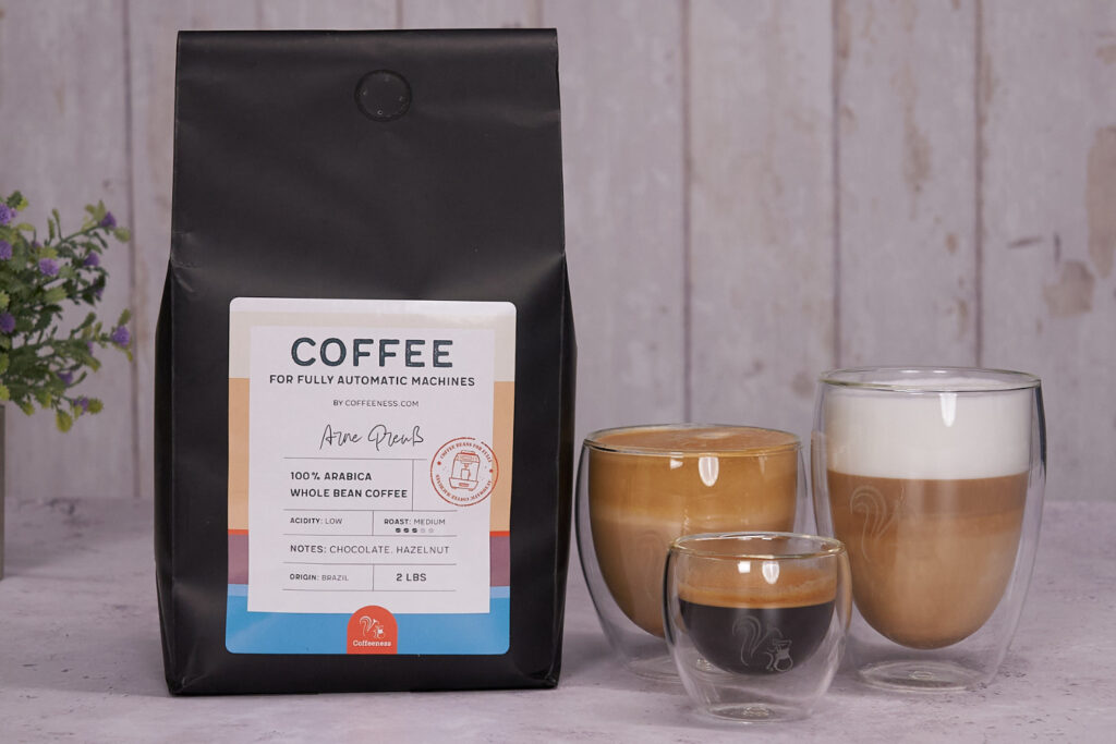 Coffeeness's own coffee for fully automatic machines