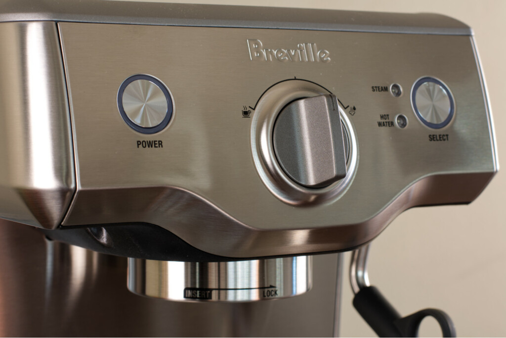 The Simple User Interface of the Breville Duo Temp Pro.