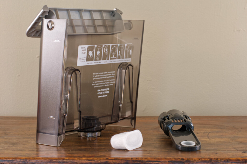 The Water Tank of the Breville Duo Temp Pro.