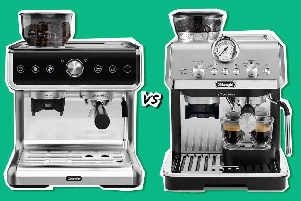 DeLonghi La Specialista Arte vs Mueller Espresso Machine.
