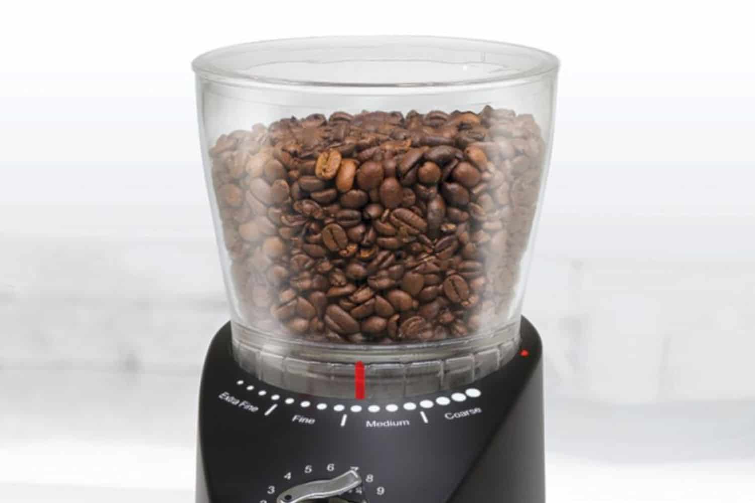 Capresso Infinity 560.01 Conical Burr Coffee Grinder w/ Coffee