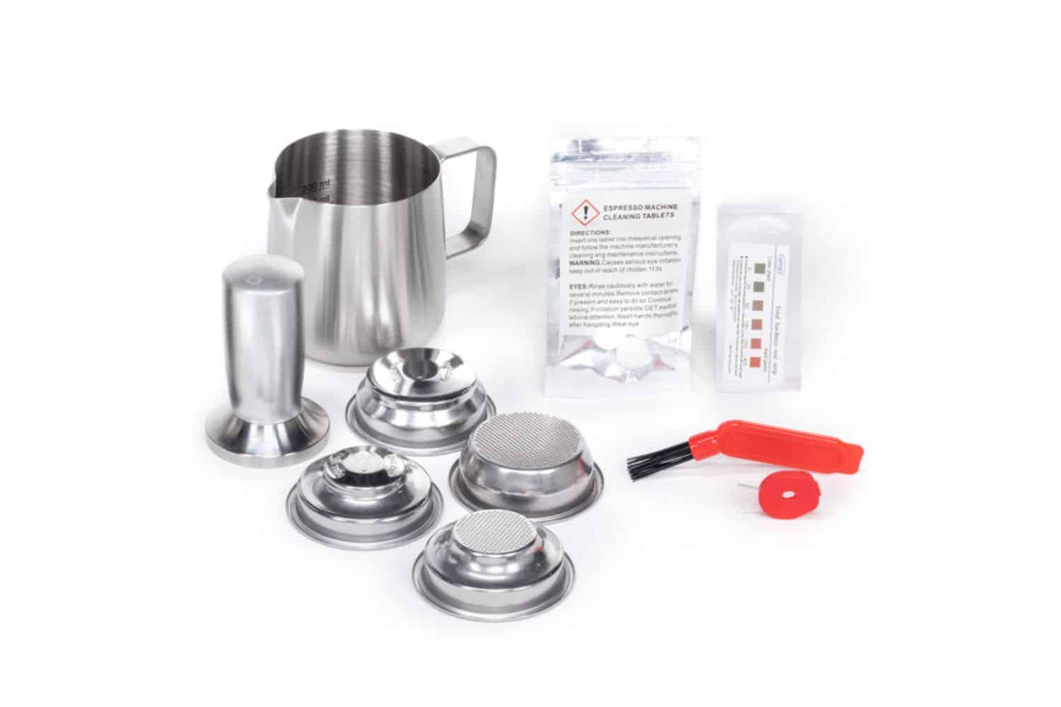 Semi Auto Metal Espresso Maker (Brushed Stainless Steel