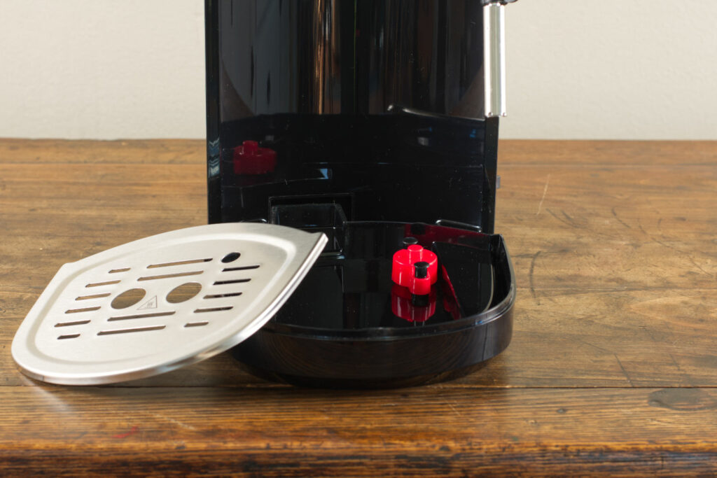 The Gevi 20 Bar Espresso Machine's removable drip tray.