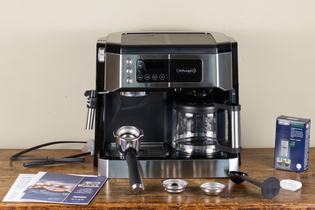 The DeLonghi All in One with all accessories.