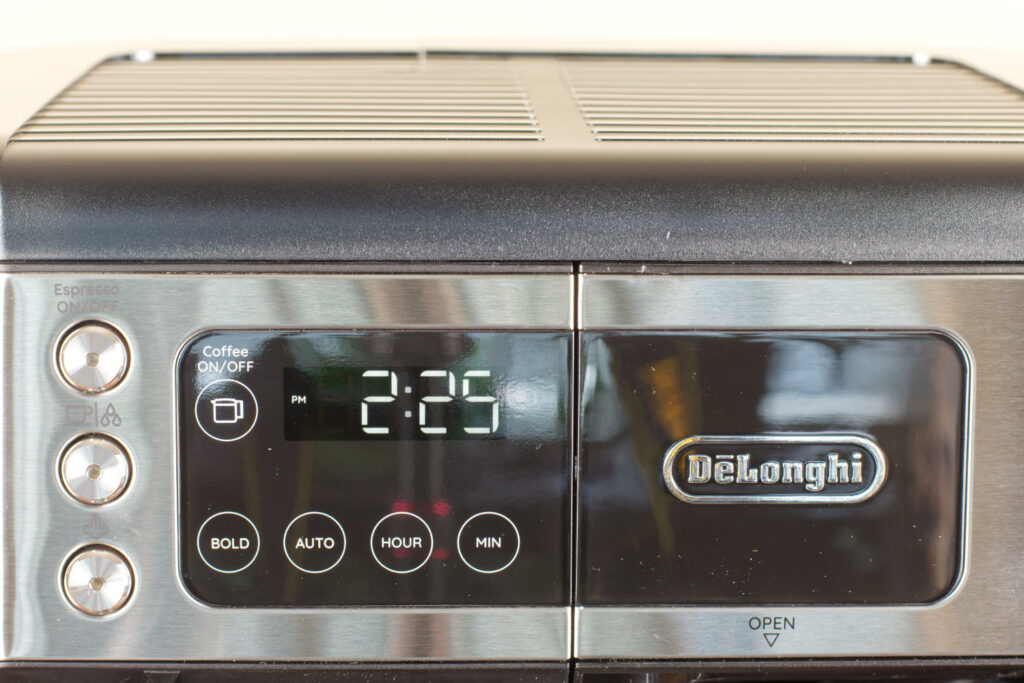 The DeLonghi All in One User Interface.