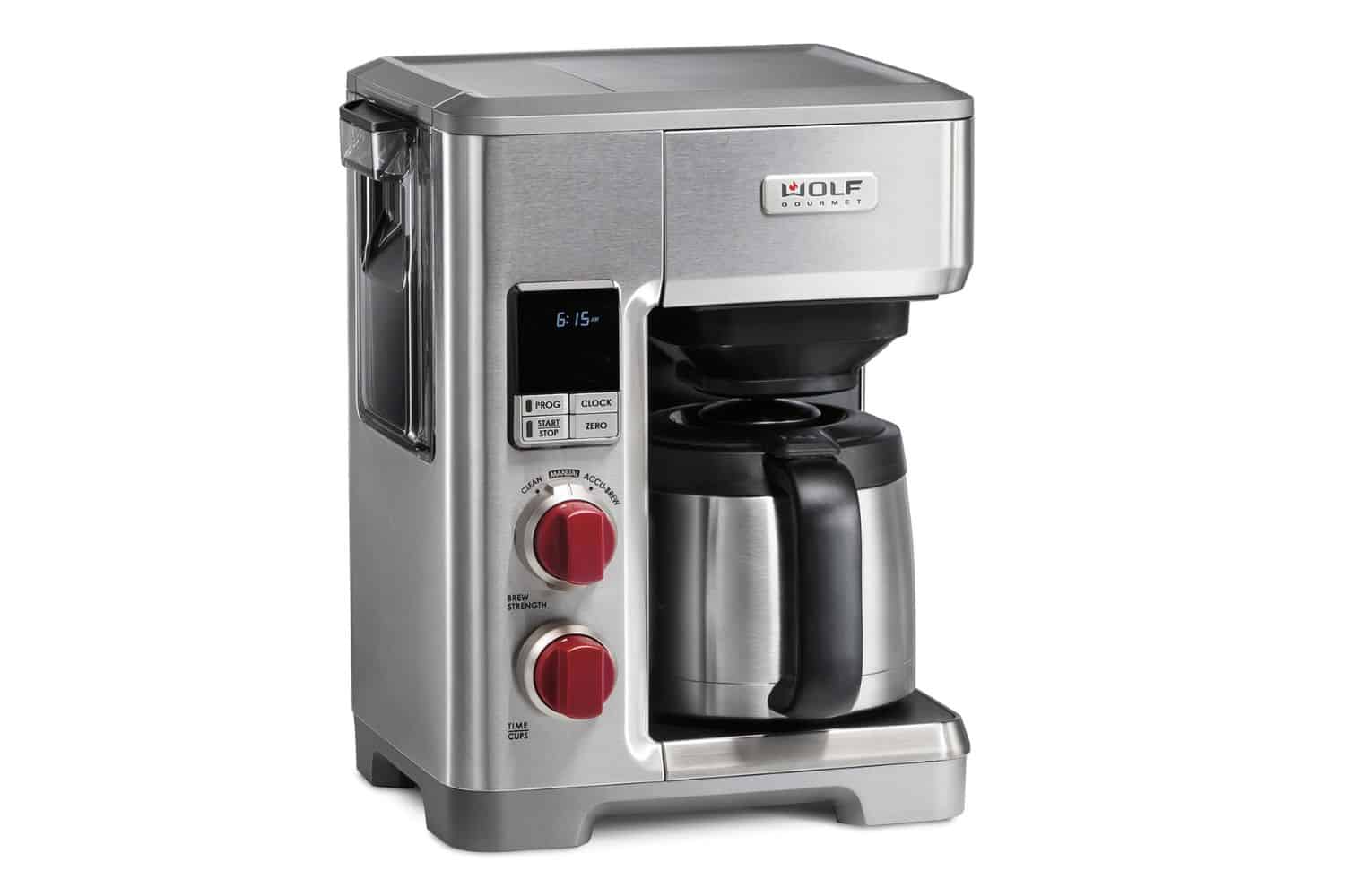 West Bend Drip Coffee Maker Brews Hot or Iced, Programmable  with Brew Strength Selector Auto Shut-Off and 6 Functions Permanent Mesh  Filter and Glass Carafe, 12-Cup, Metallic,Silver: Home & Kitchen