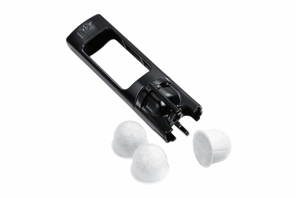 The Wolf Gourmet coffee maker water filter.