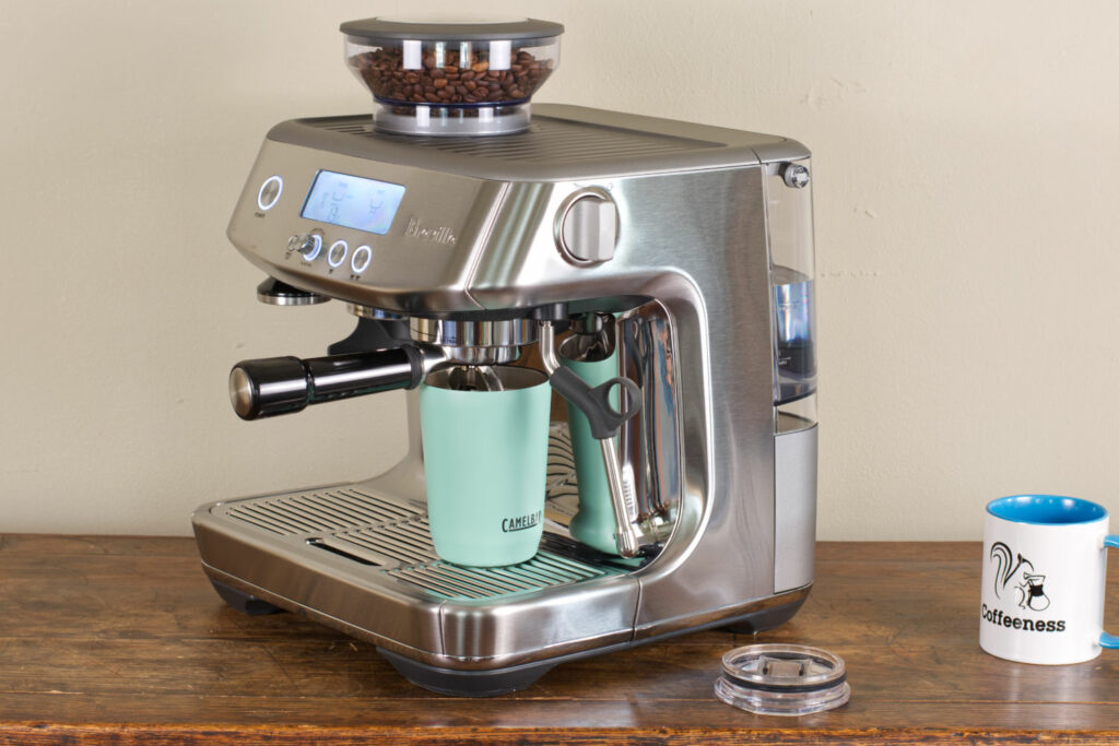 Sage Barista Pro Bean to Cup Coffee Machine in Black Stainless