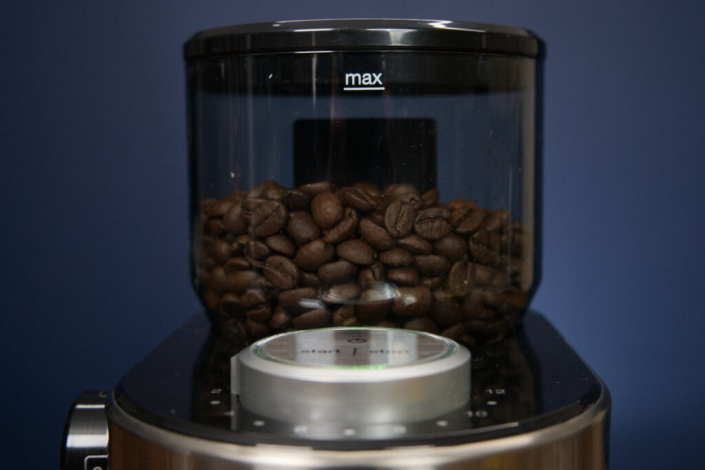 Braun Kaffeemuehle Bohnenbehaelter.