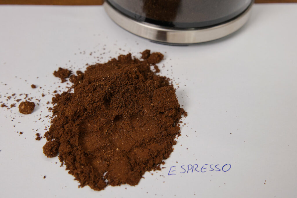 Braun Kaffeemuehle Kaffeepulver