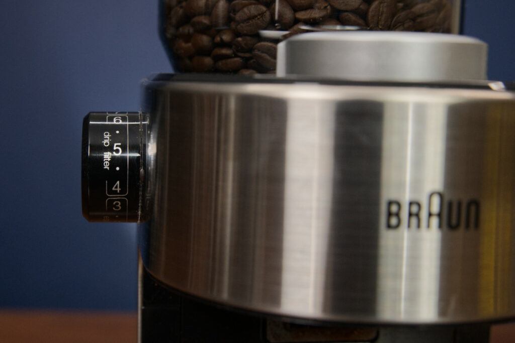 Brau Kaffeemuehle Mahlgrad Einstellung