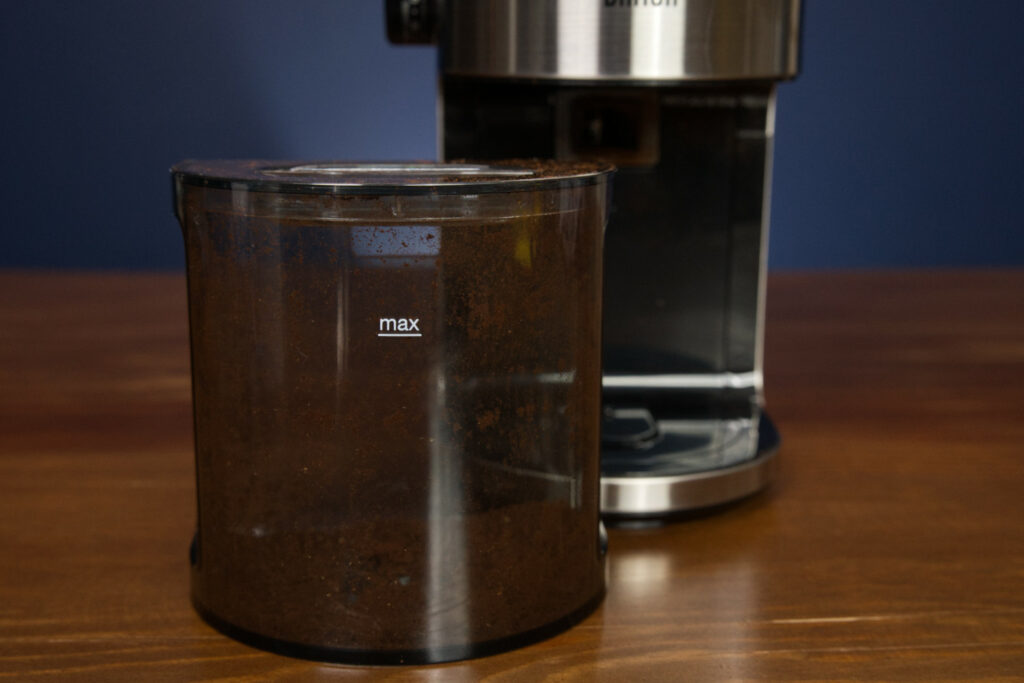 Braun Kaffeemuehle Pulverbehaelter