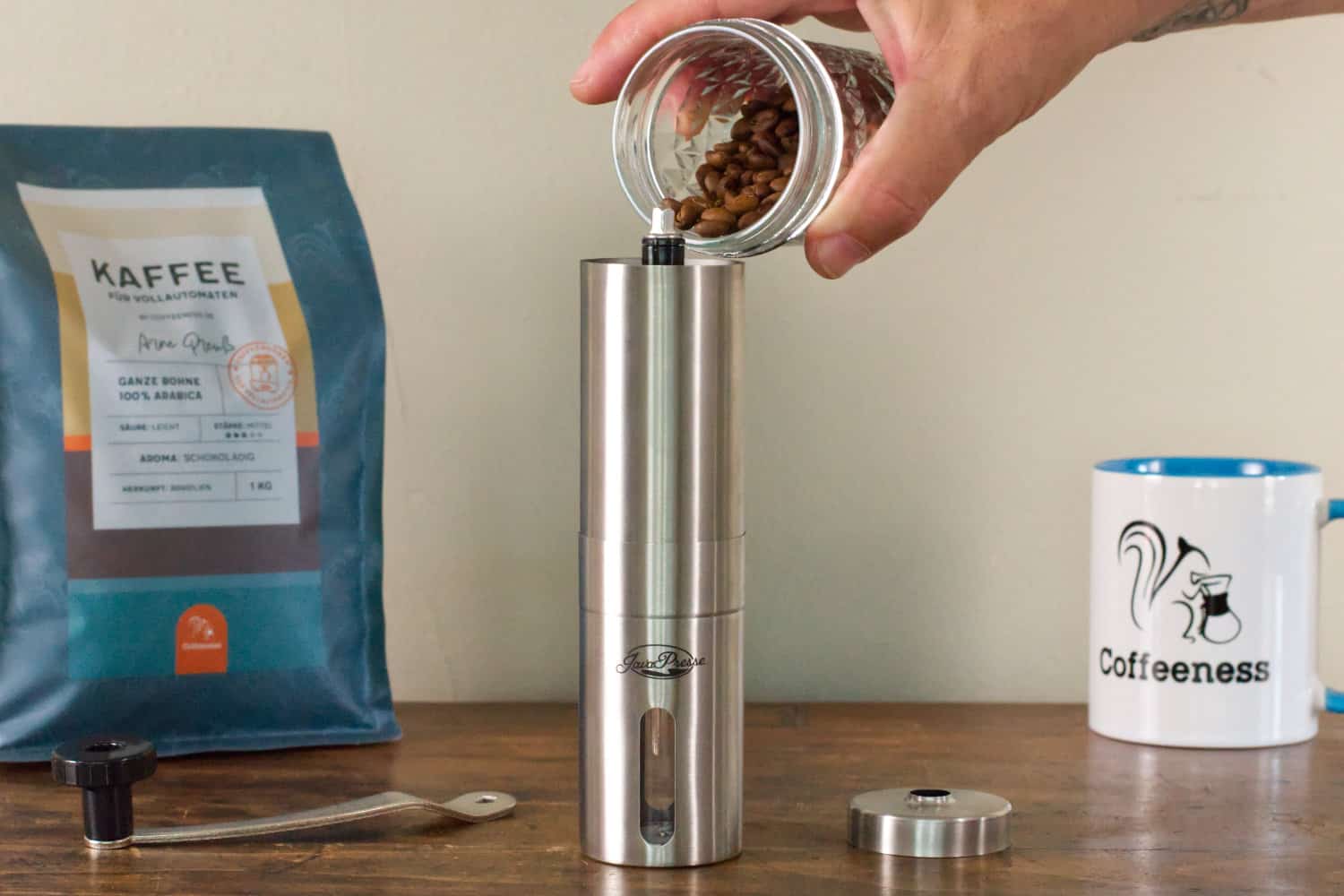 Buy Our #1 Rated Manual Burr Coffee Grinder - JavaPresse Coffee Company