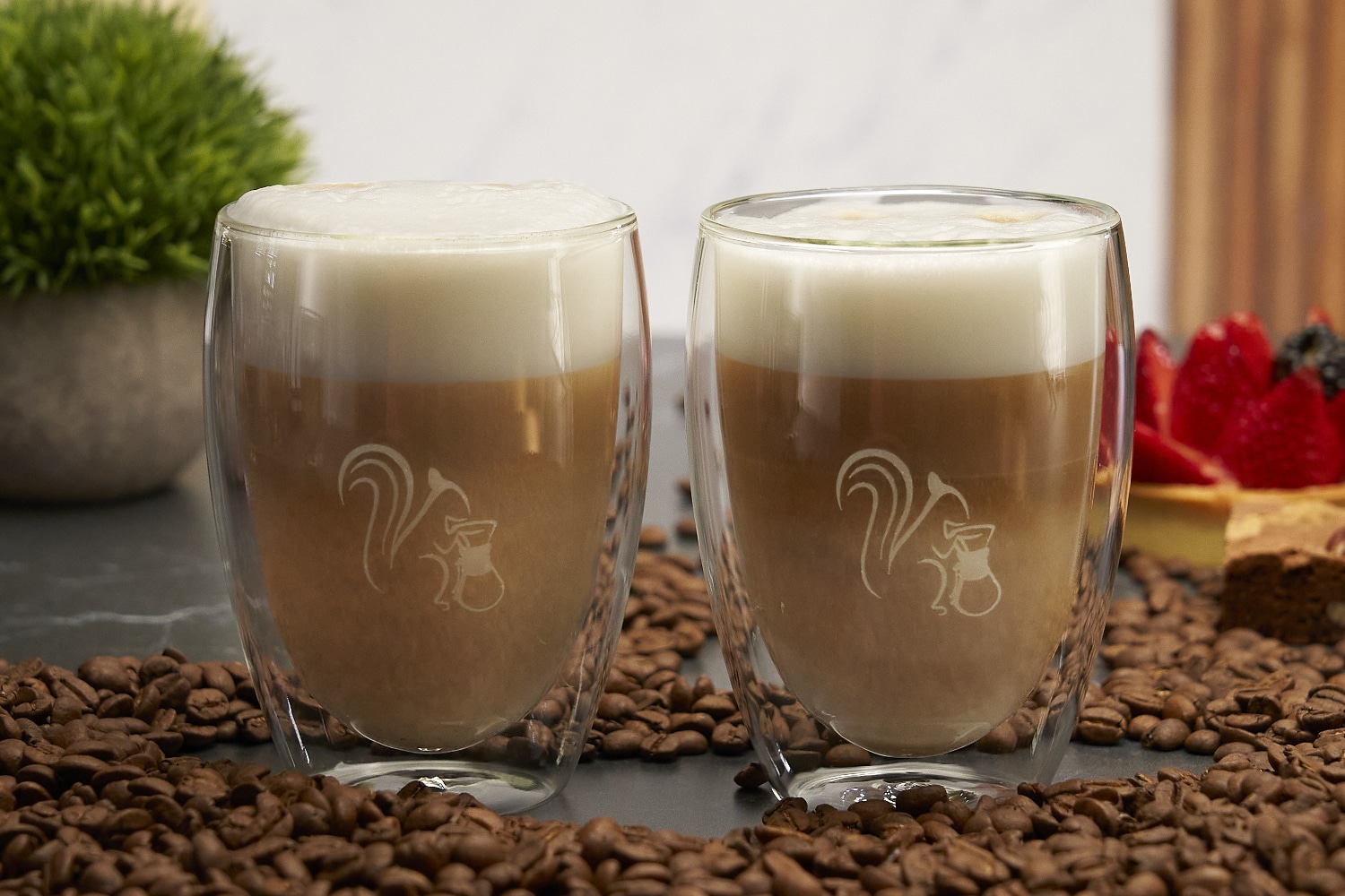 Doppelwandige Latteglaeser von Coffeeness