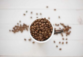 Excelsa grains café