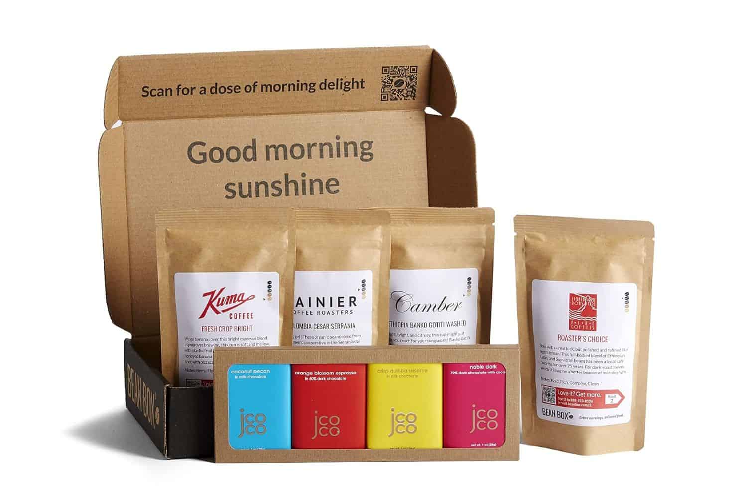 Bean Box Coffee Chocolate Sampler Main