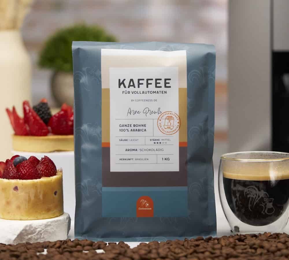 Coffeeness Kaffee fuer Vollautomaten Klassik-Roestung