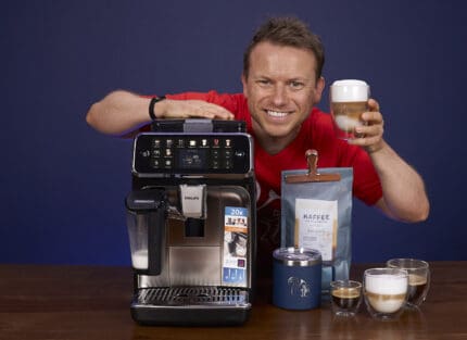Arne demonstreert de Philips LatteGo 5500