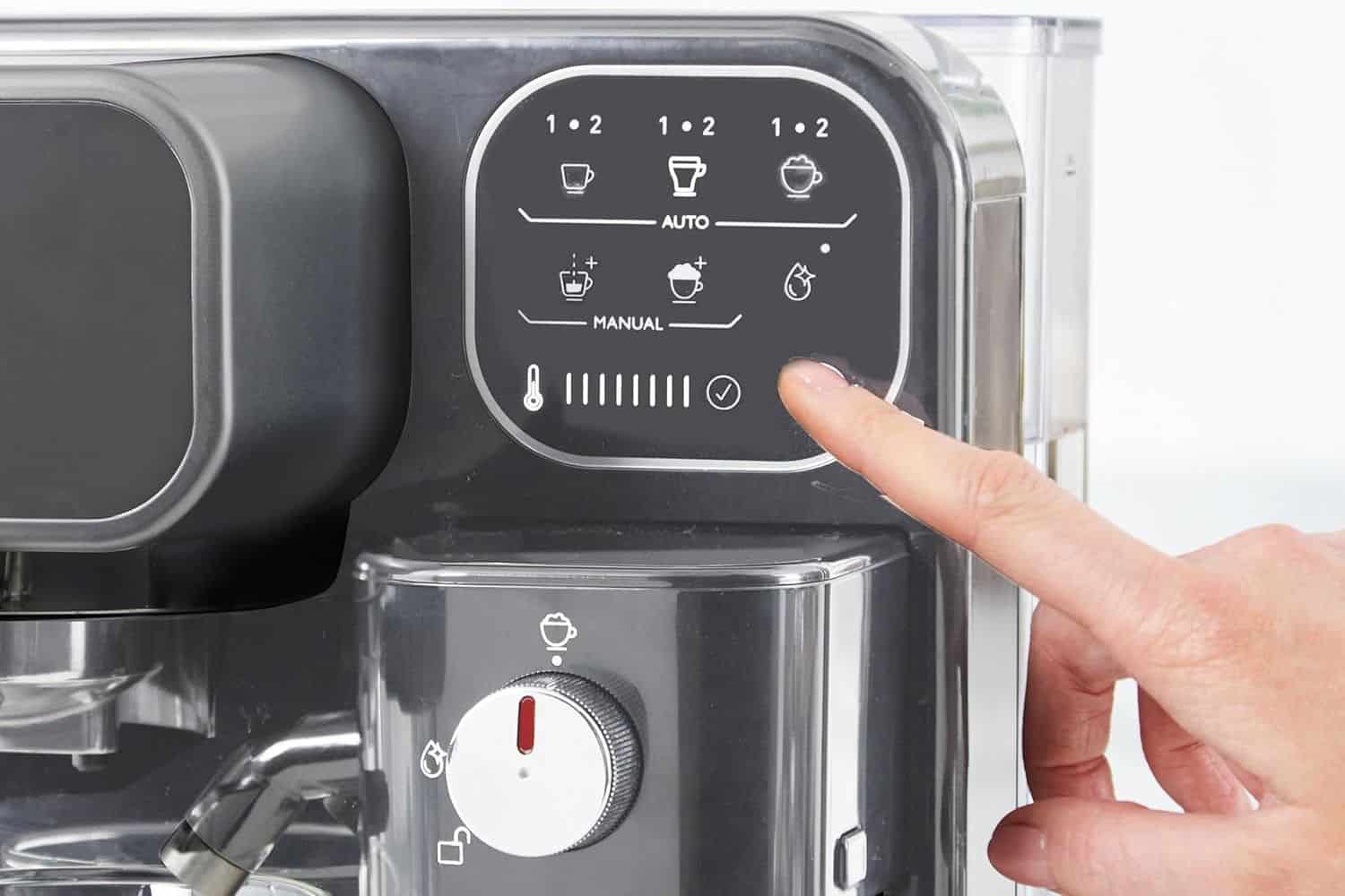 Mr. Coffee Prima Latte Luxe User Interface