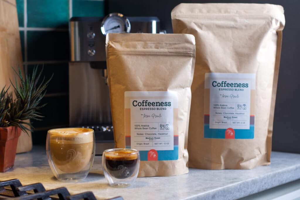 Coffeeness Espresso Blend in 2lb and 12 oz