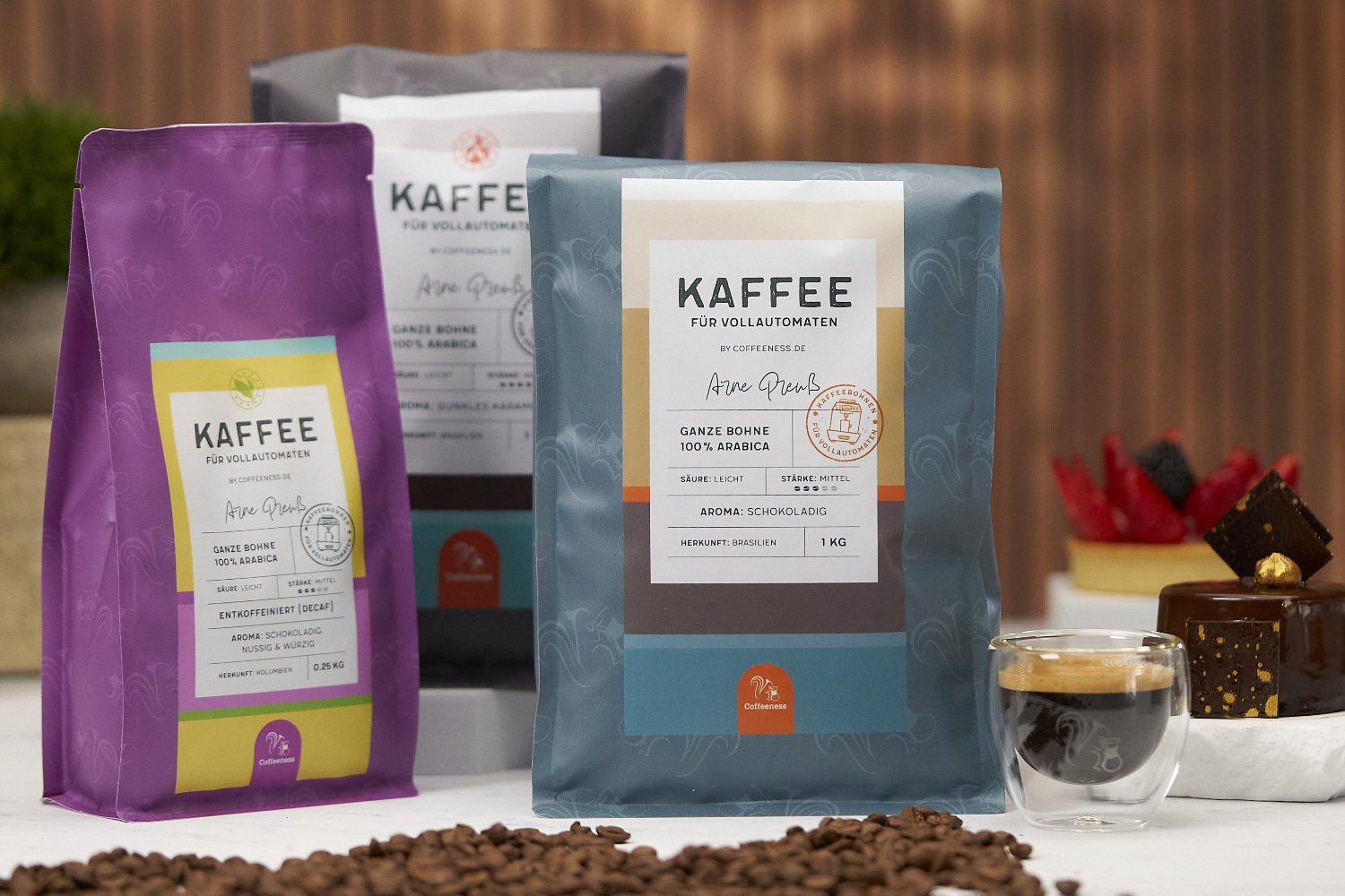 Kaffee entwickelt für Vollautomaten – Coffeeness