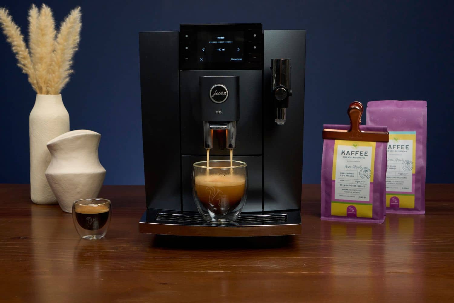 Jura E8 ED Kaffee-ziehen