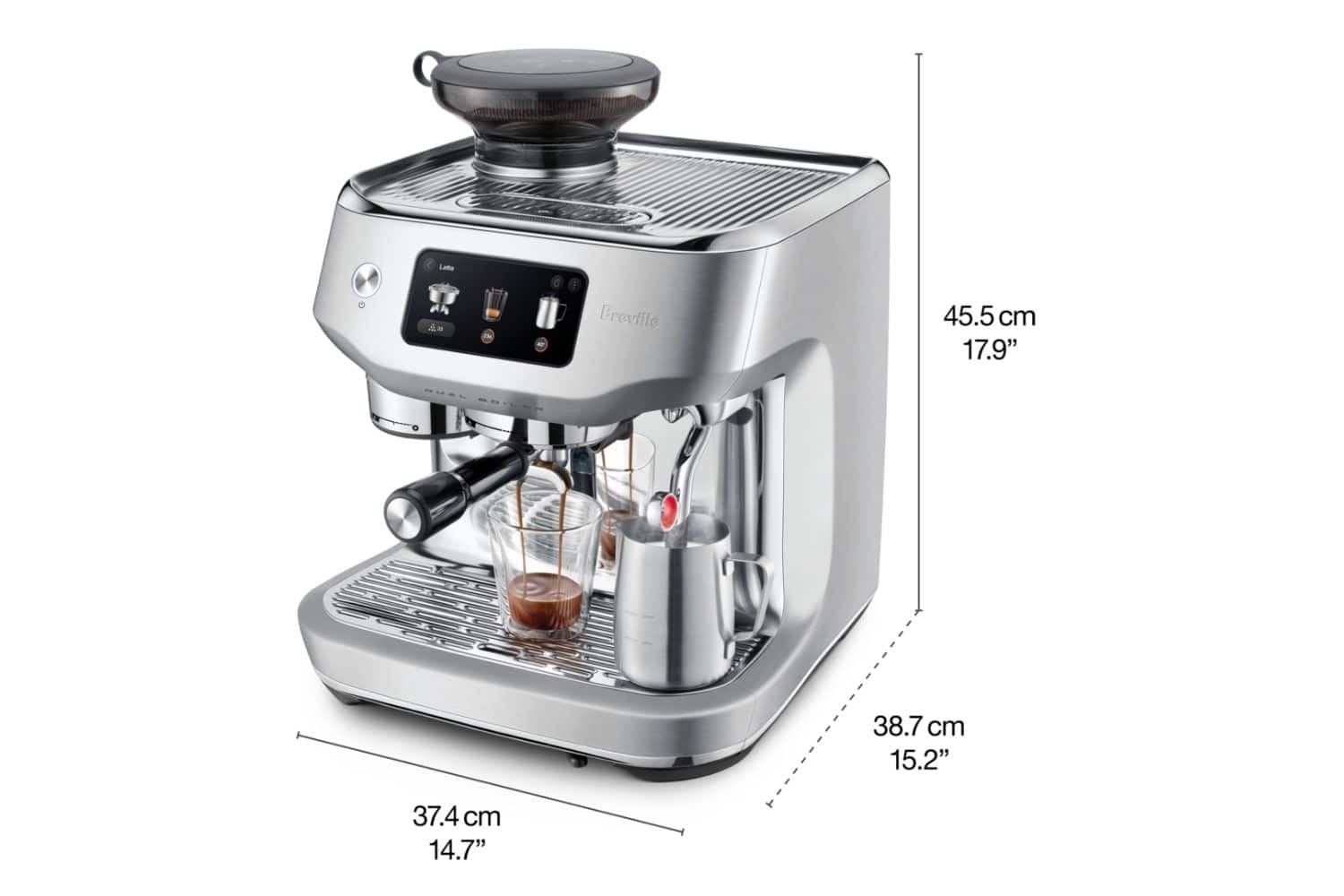 Breville Oracle Dual Boiler Size