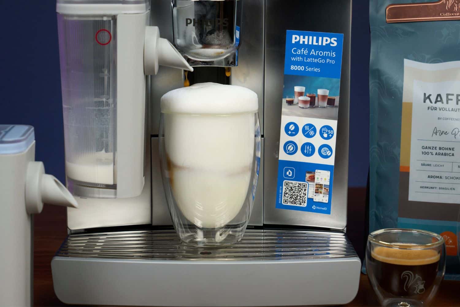 Philips Cafe Aromis Milchschaum Latte Macchiato