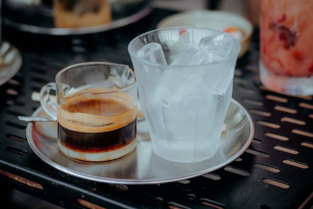 Café con hielo Spanish coffee